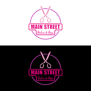 Logo Design by FishDesigns for Main Street Salon & Spa | Design: #37452224