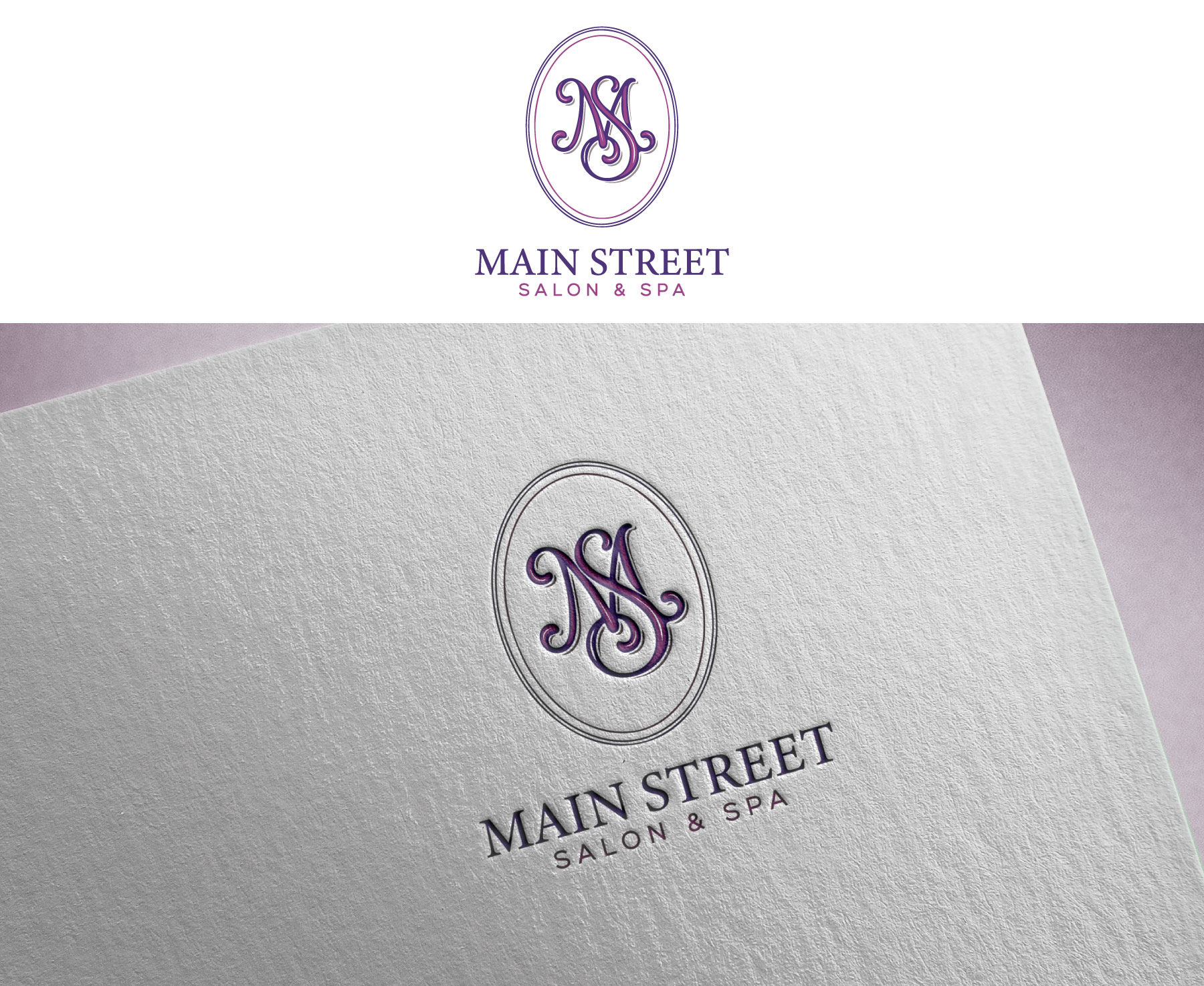 Logo Design by yozdesign for Main Street Salon & Spa | Design #37446215