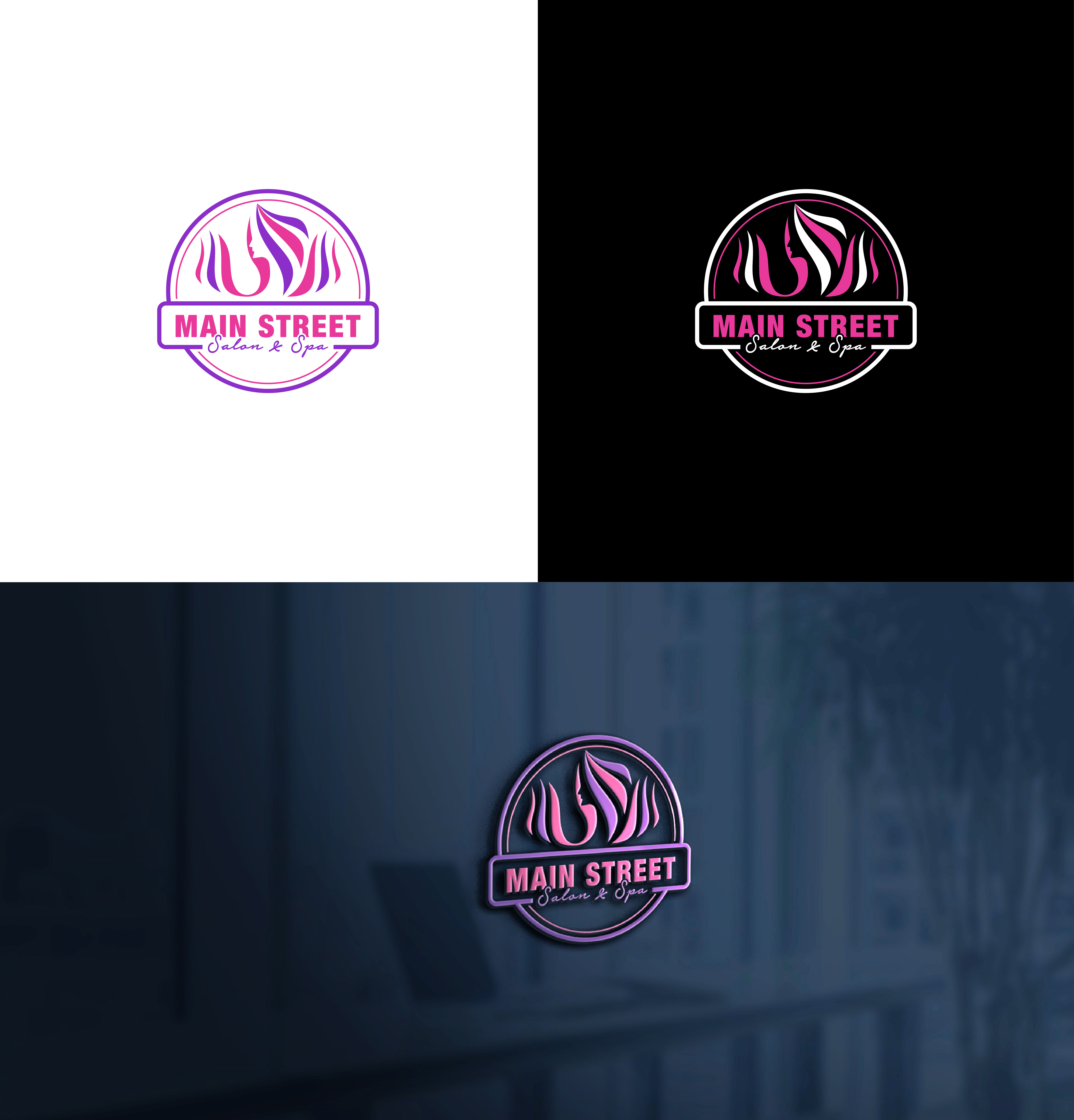 Logo Design by nasim33 for Main Street Salon & Spa | Design #37448839