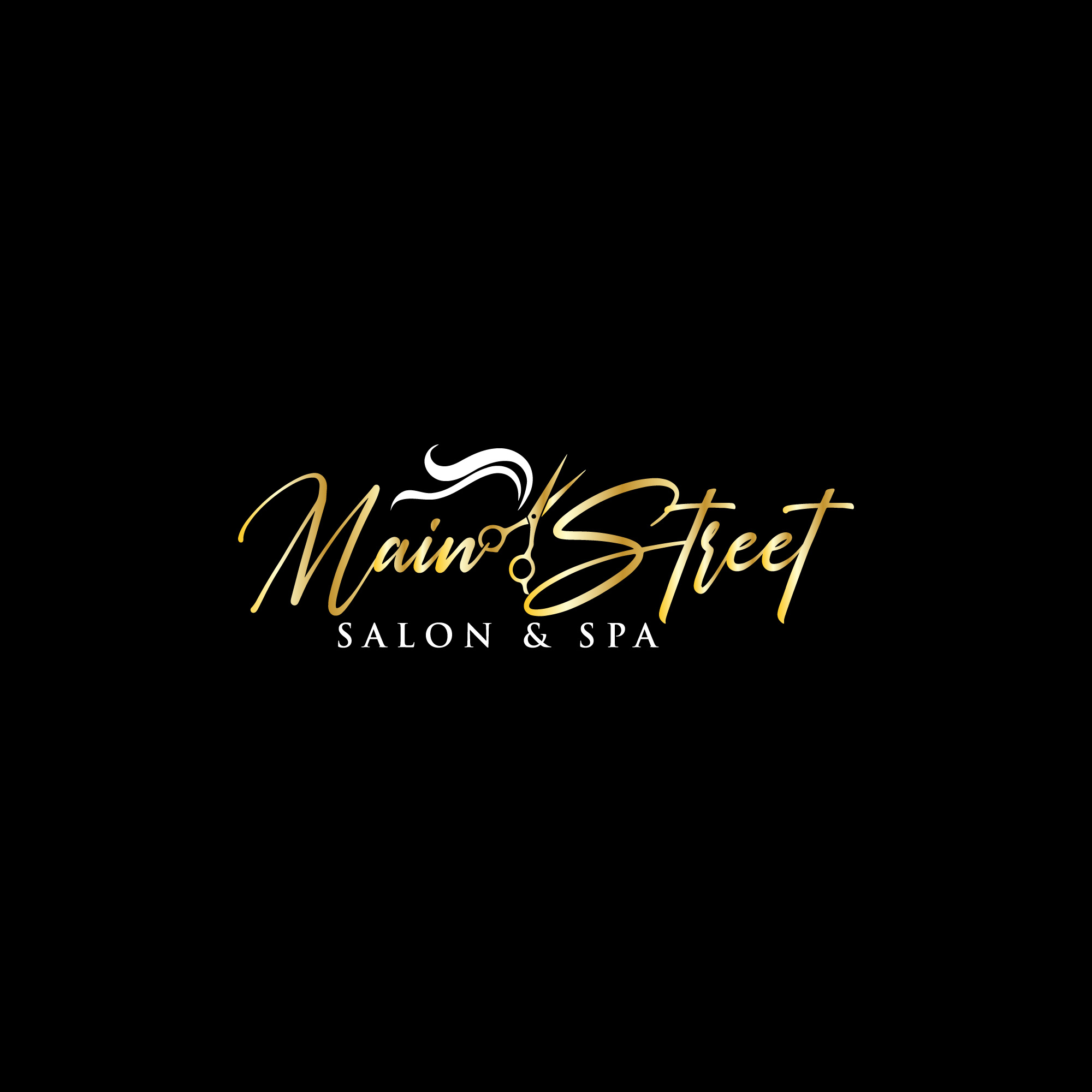Diseño de Logo por ExclusiveMind para Main Street Salon & Spa | Diseño #37452203