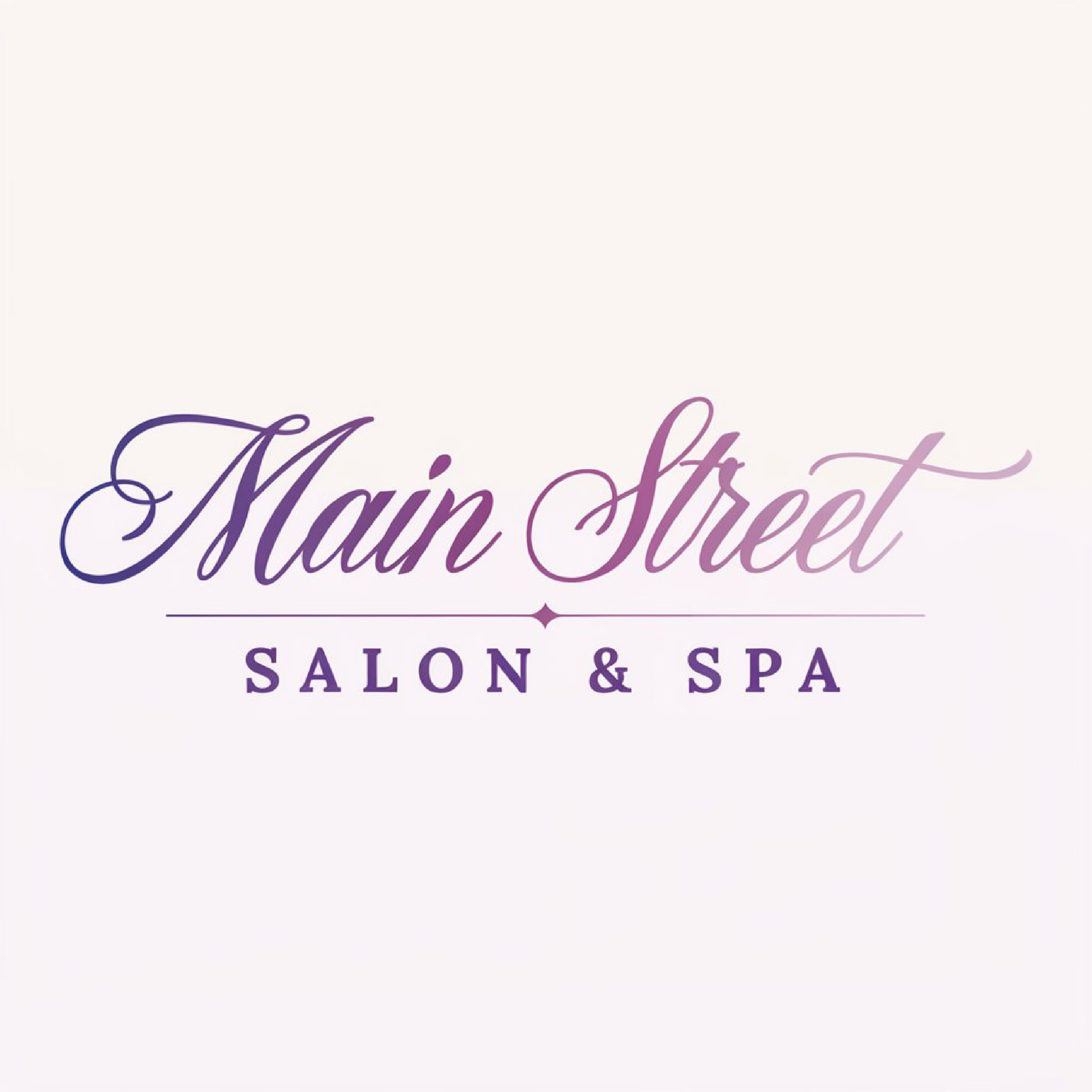 Logo Design by LPMG for Main Street Salon & Spa | Design #37447994