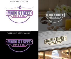 Logo Design by SANJU1 for Main Street Salon & Spa | Design: #37442519