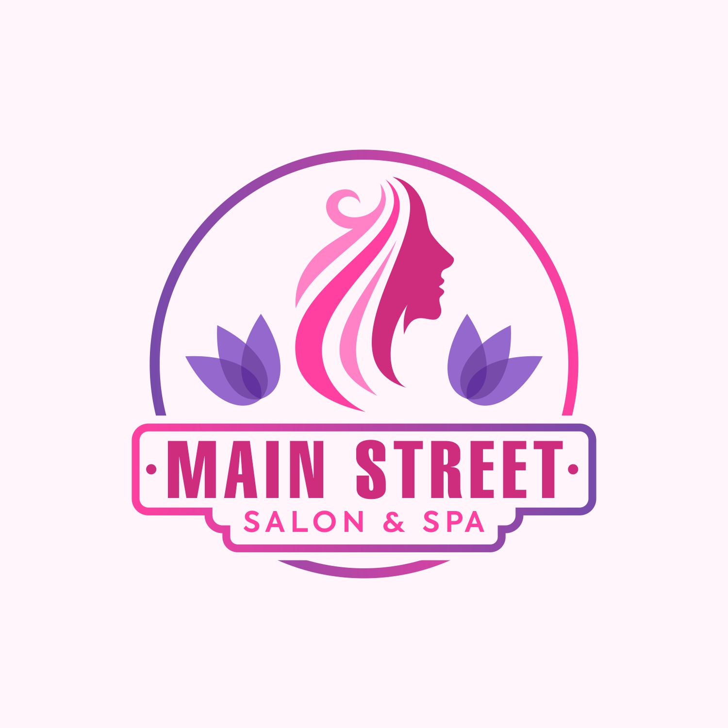 Logo Design by valcryst for Main Street Salon & Spa | Design #37447332
