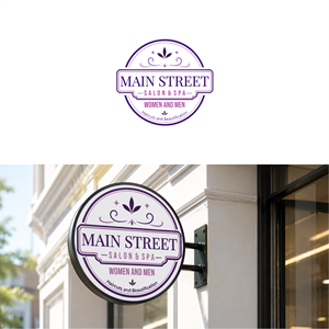 Diseño de Logo por Permata para Main Street Salon & Spa | Diseño: #37451738