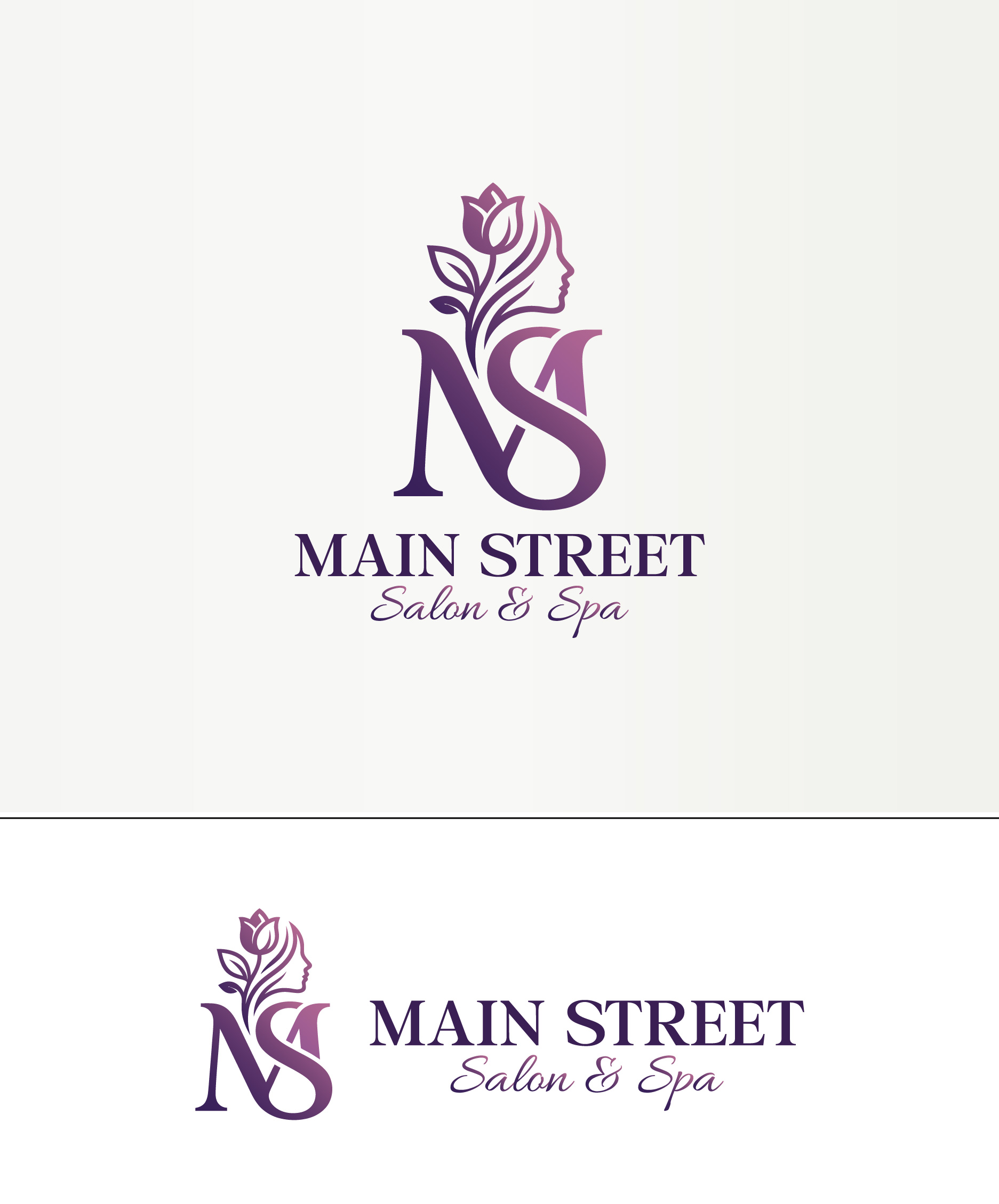 Logo Design by hajera for Main Street Salon & Spa | Design #37450153