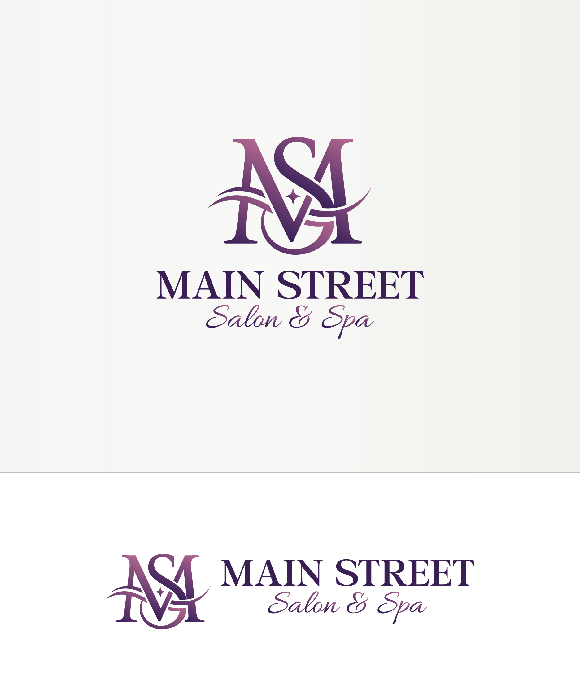Logo Design by hajera for Main Street Salon & Spa | Design #37450173