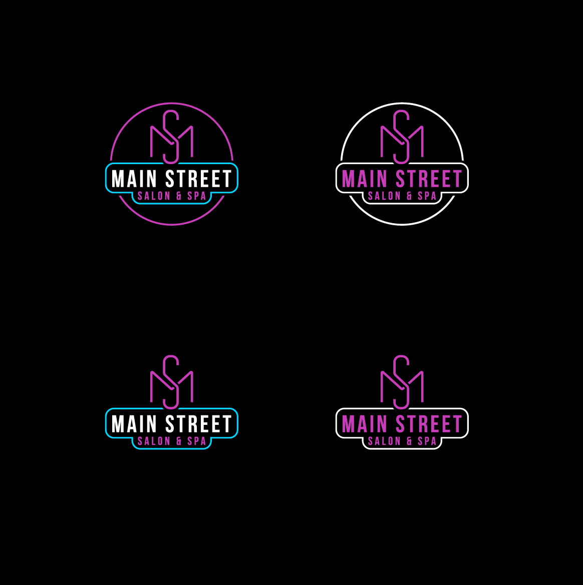 Logo Design by andrew11 for Main Street Salon & Spa | Design #37442161