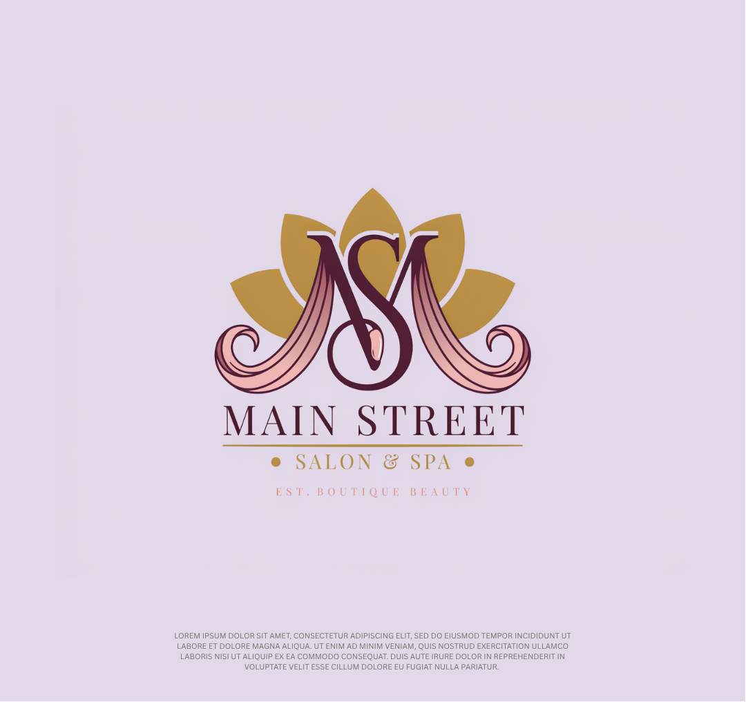 Logo Design by Anisadwi20 for Main Street Salon & Spa | Design #37463779