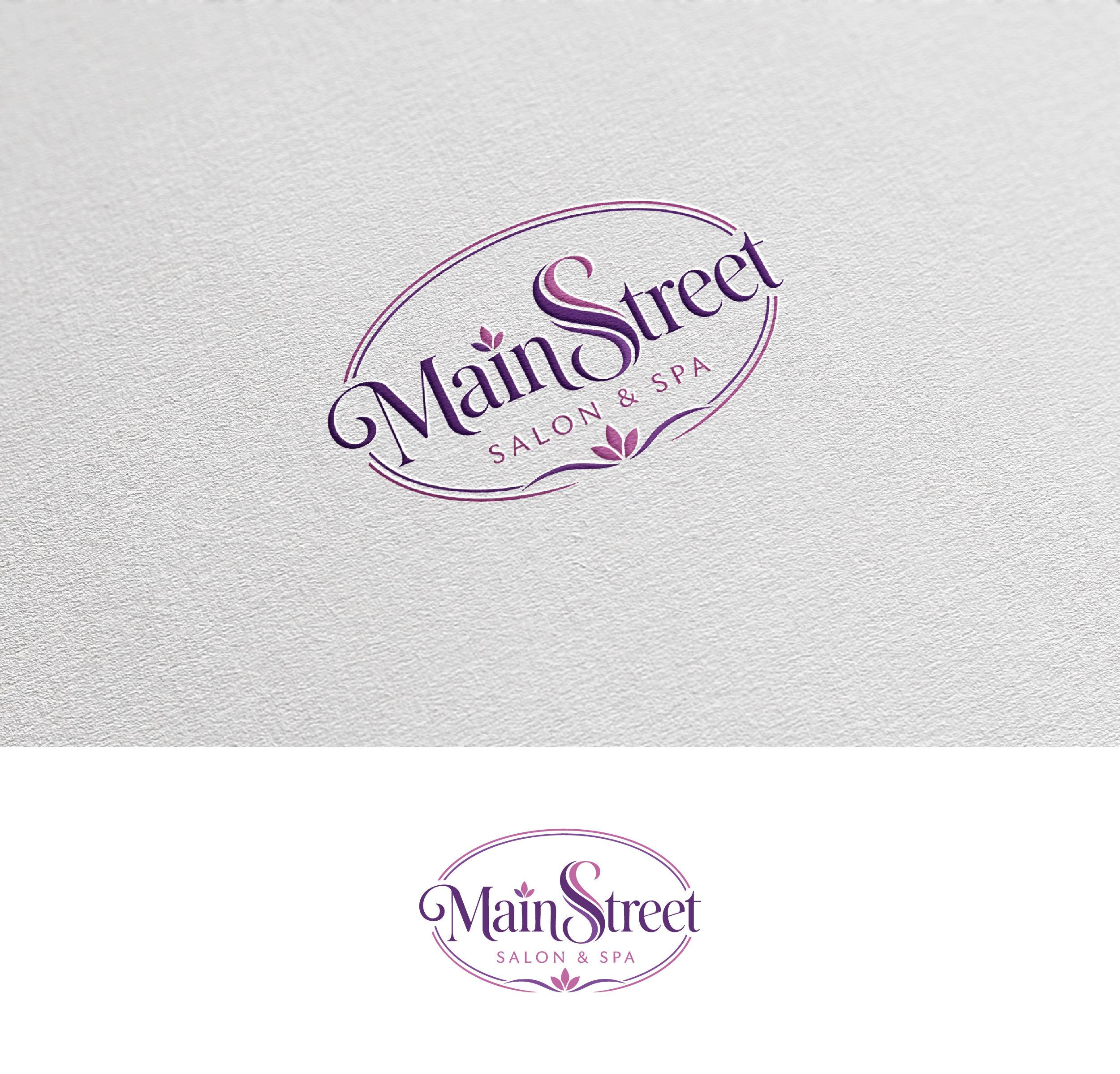 Logo Design by Afsana_Hoque for Main Street Salon & Spa | Design #37443601