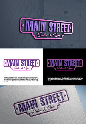 Logo Design by Md. Abuhanifa for Main Street Salon & Spa | Design: #37442230