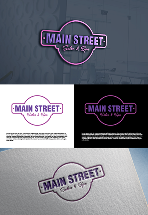 Logo Design by Md. Abuhanifa for Main Street Salon & Spa | Design: #37482677