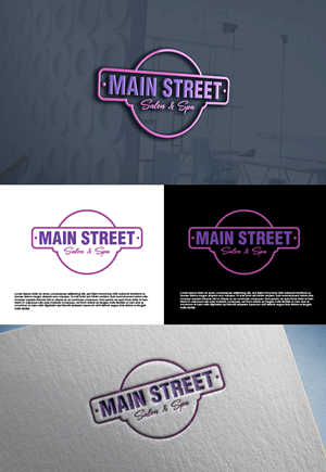 Logo Design by Md. Abuhanifa for Main Street Salon & Spa | Design: #37482692