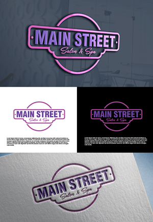 Logo Design by Md. Abuhanifa for Main Street Salon & Spa | Design: #37483215