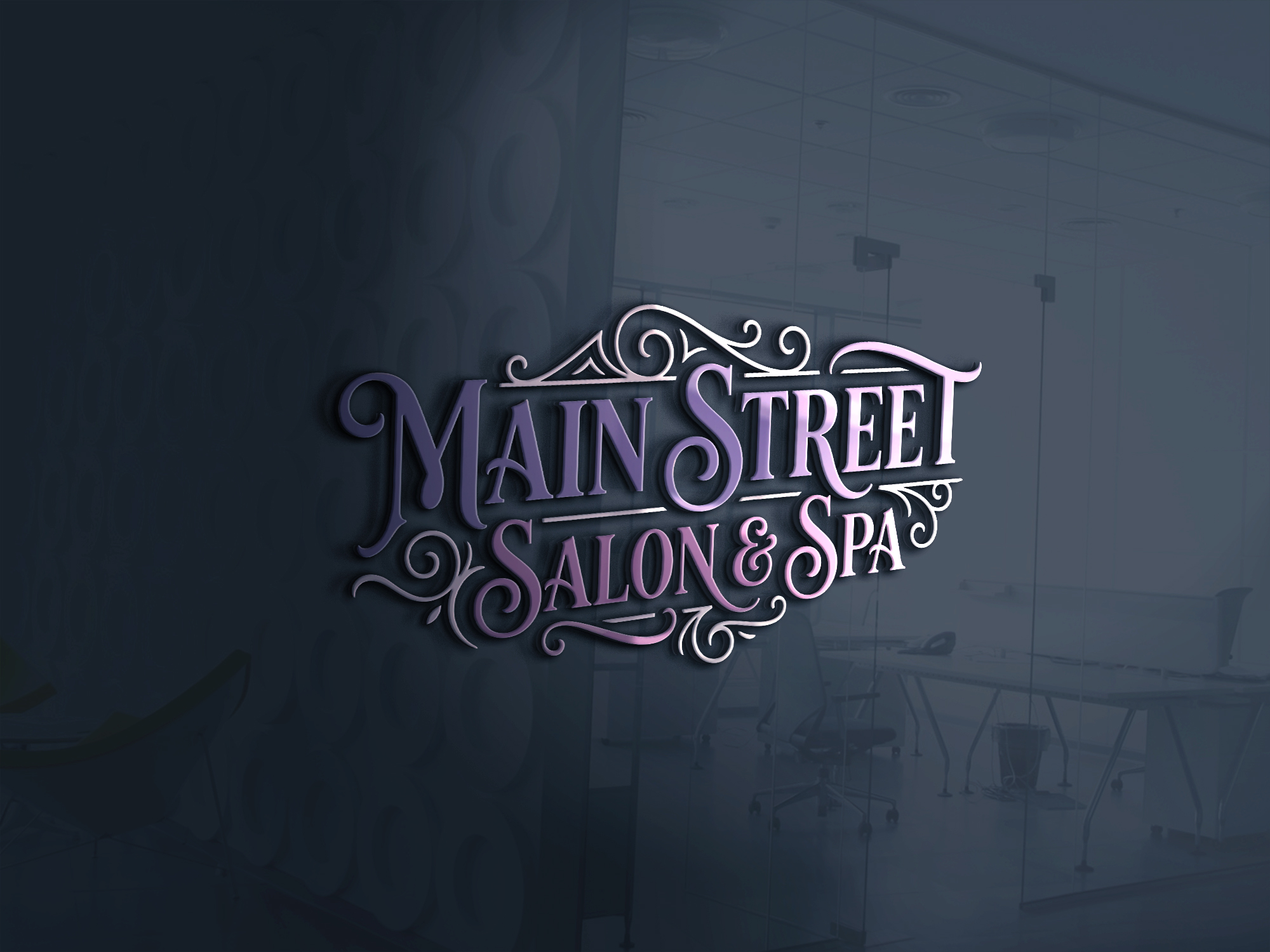 Logo Design by Art Workout for Main Street Salon & Spa | Design #37445630
