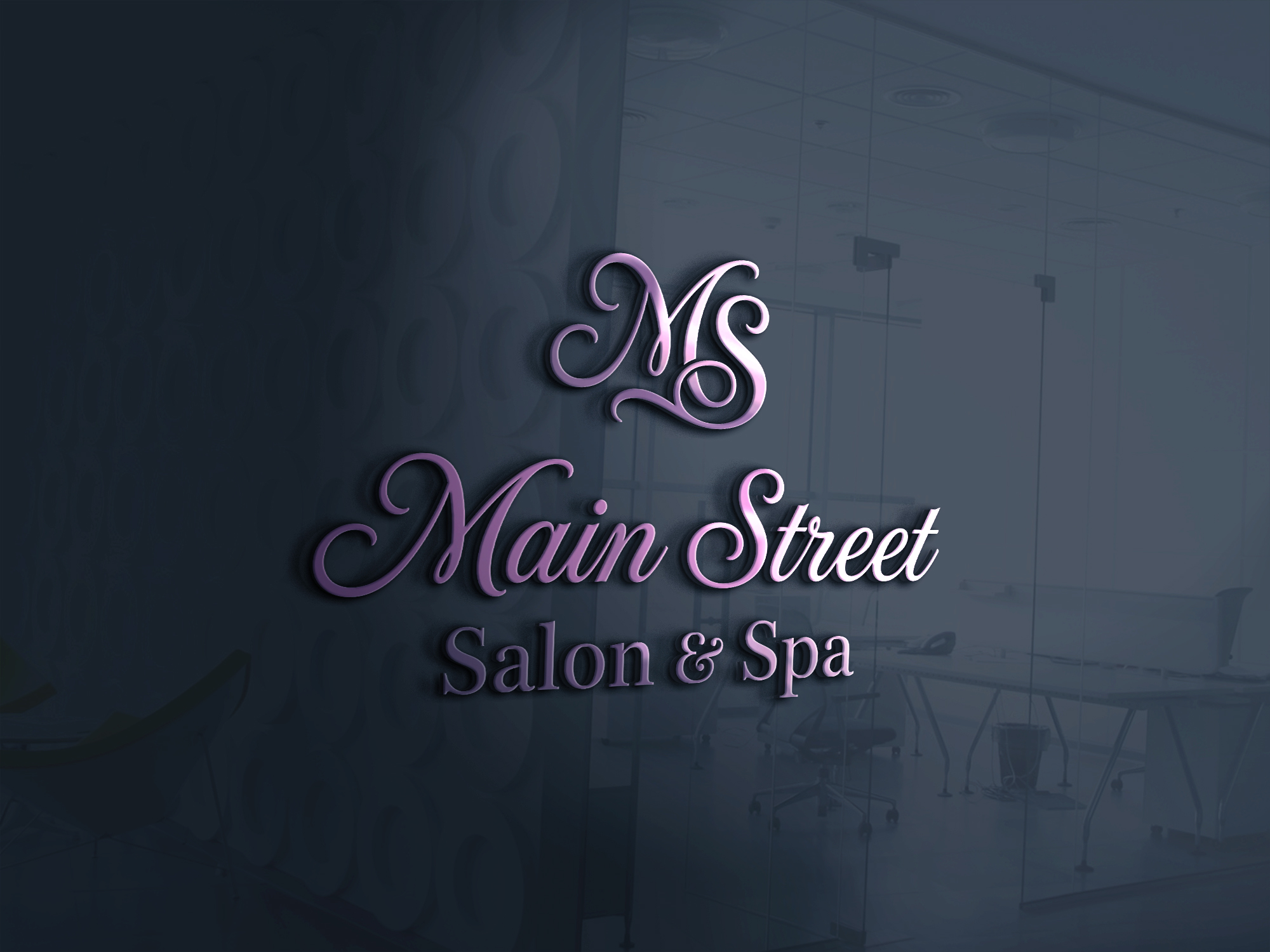 Logo Design by Art Workout for Main Street Salon & Spa | Design #37445631