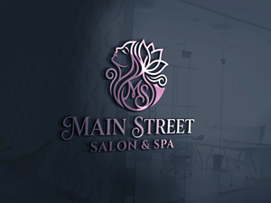 Logo Design by Art Workout for Main Street Salon & Spa | Design: #37445632