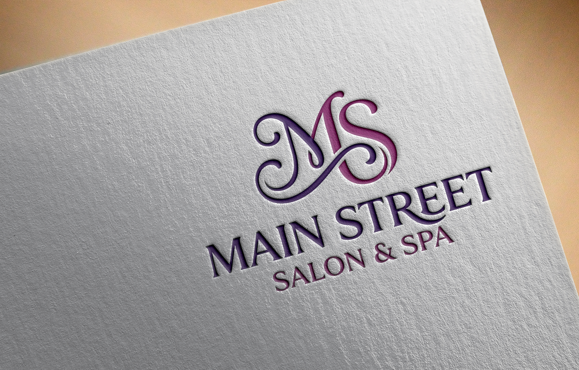 Logo Design by Art Workout for Main Street Salon & Spa | Design #37445633
