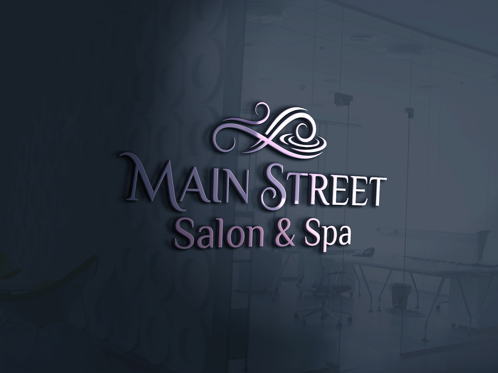 Logo Design by Art Workout for Main Street Salon & Spa | Design #37445635