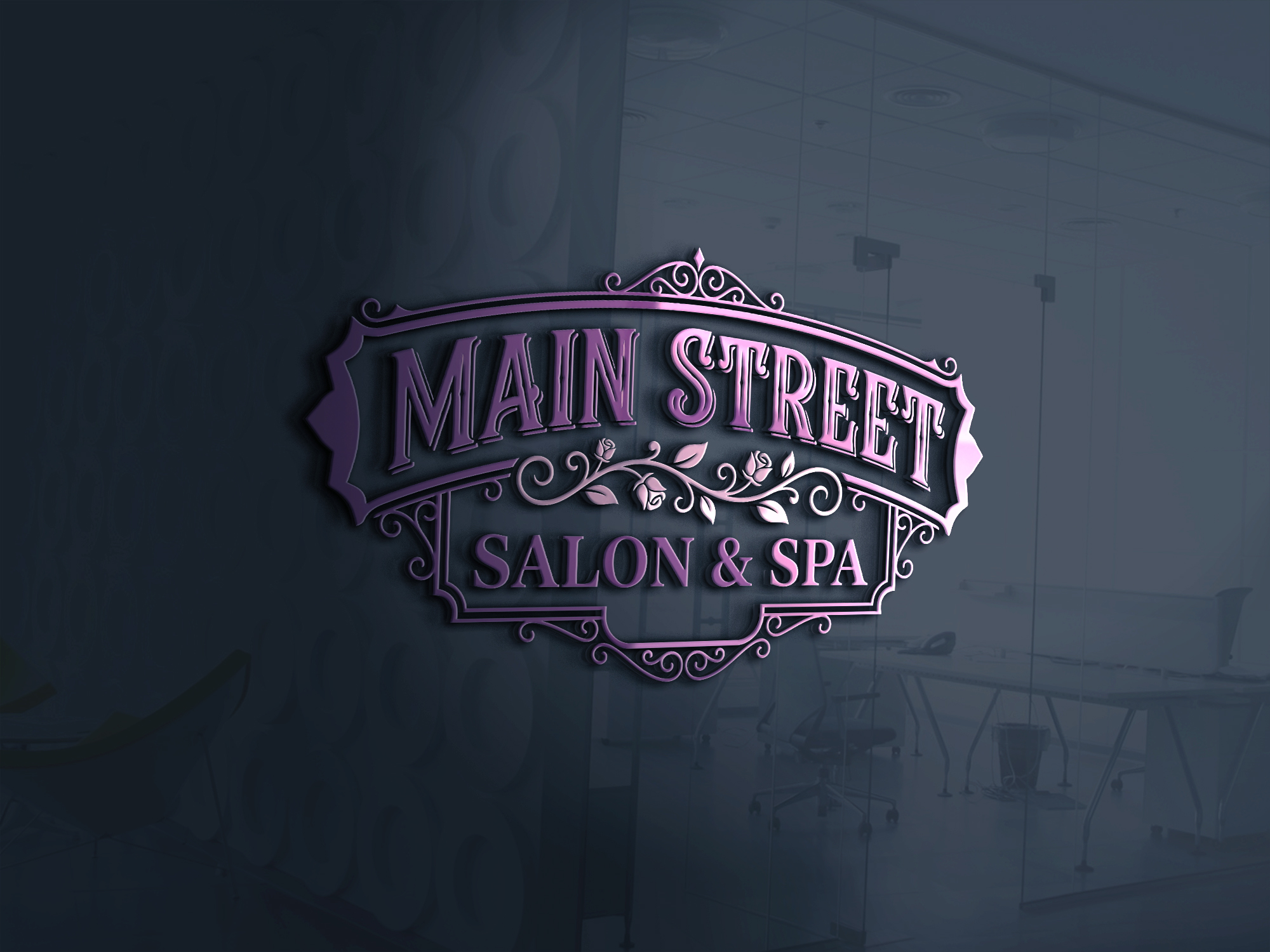 Logo Design by Art Workout for Main Street Salon & Spa | Design #37445636
