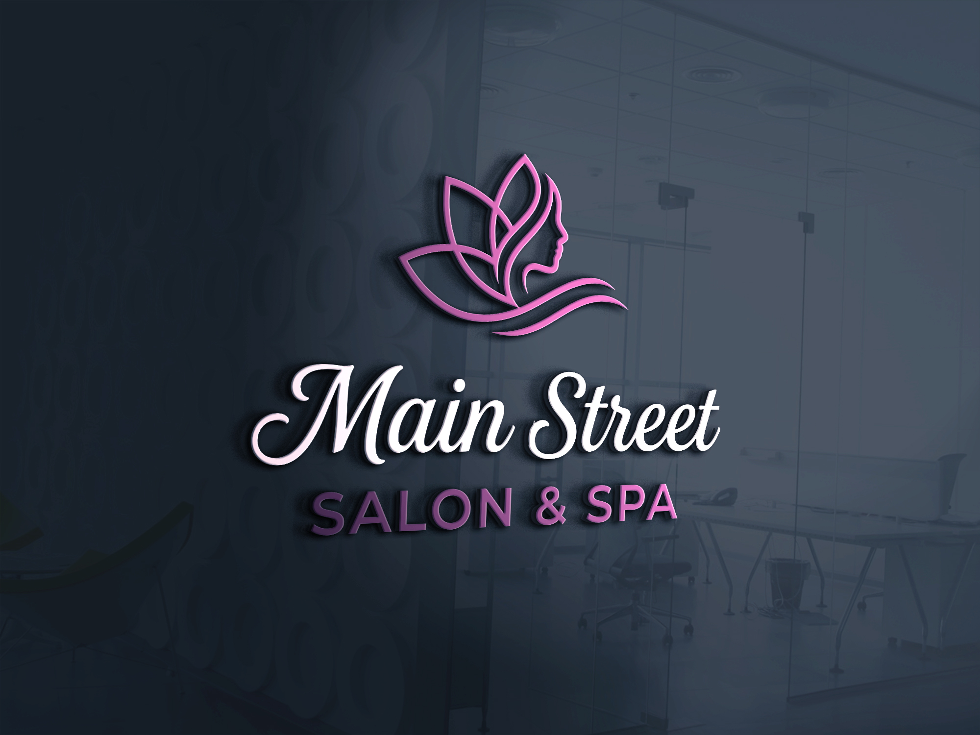 Logo Design by Art Workout for Main Street Salon & Spa | Design #37445637