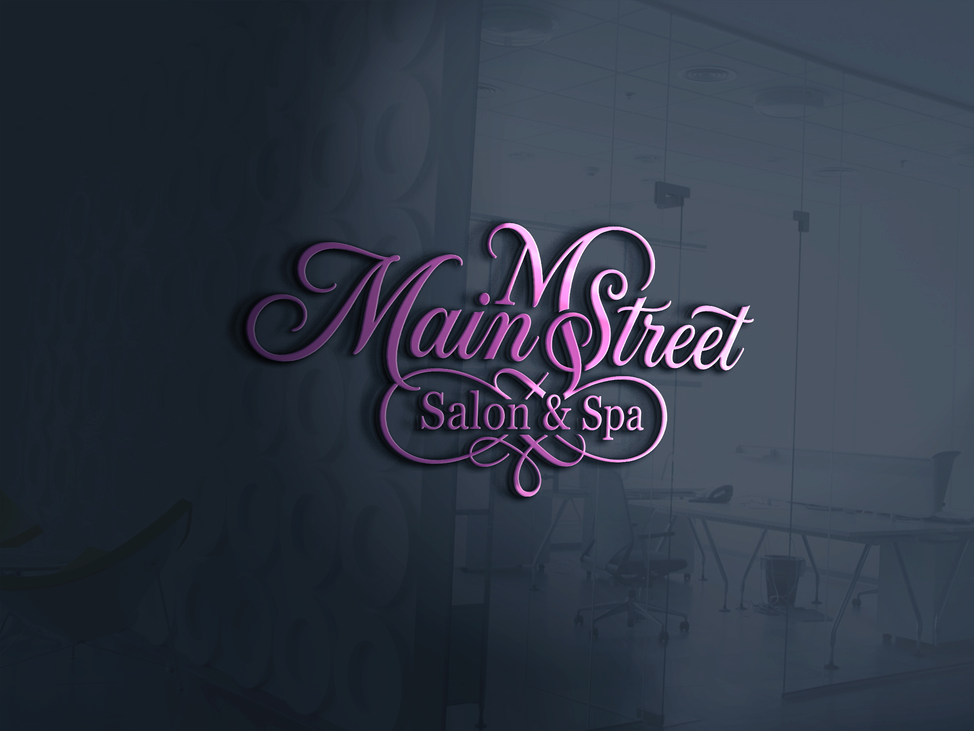 Logo Design by Art Workout for Main Street Salon & Spa | Design #37445638