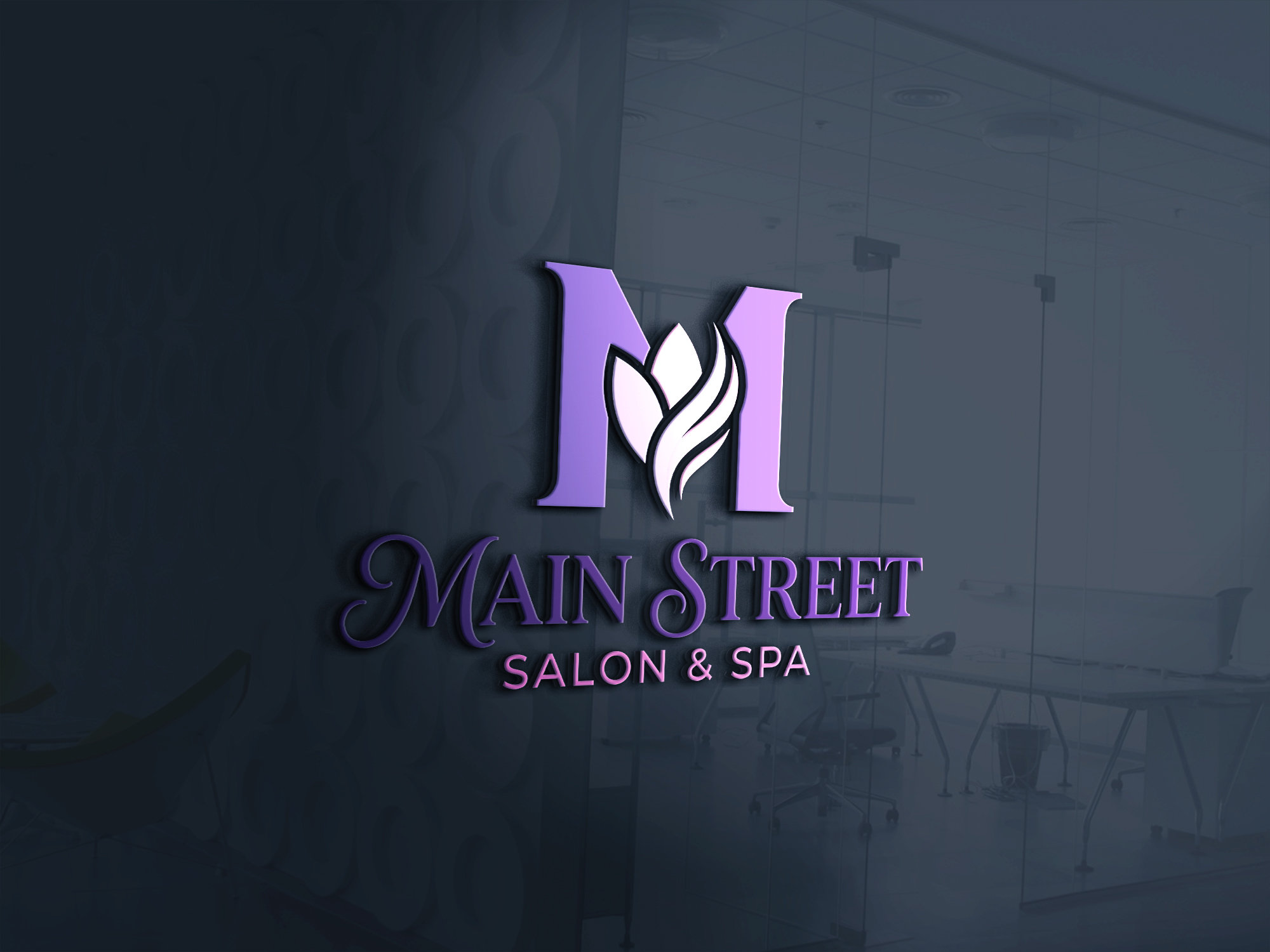 Logo Design by Art Workout for Main Street Salon & Spa | Design #37445640