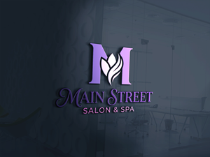 Logo Design by Art Workout for Main Street Salon & Spa | Design: #37445640
