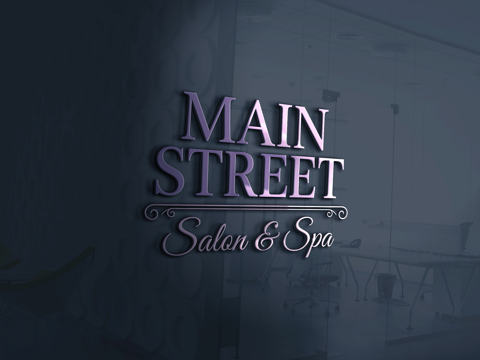 Logo Design by Art Workout for Main Street Salon & Spa | Design #37445641