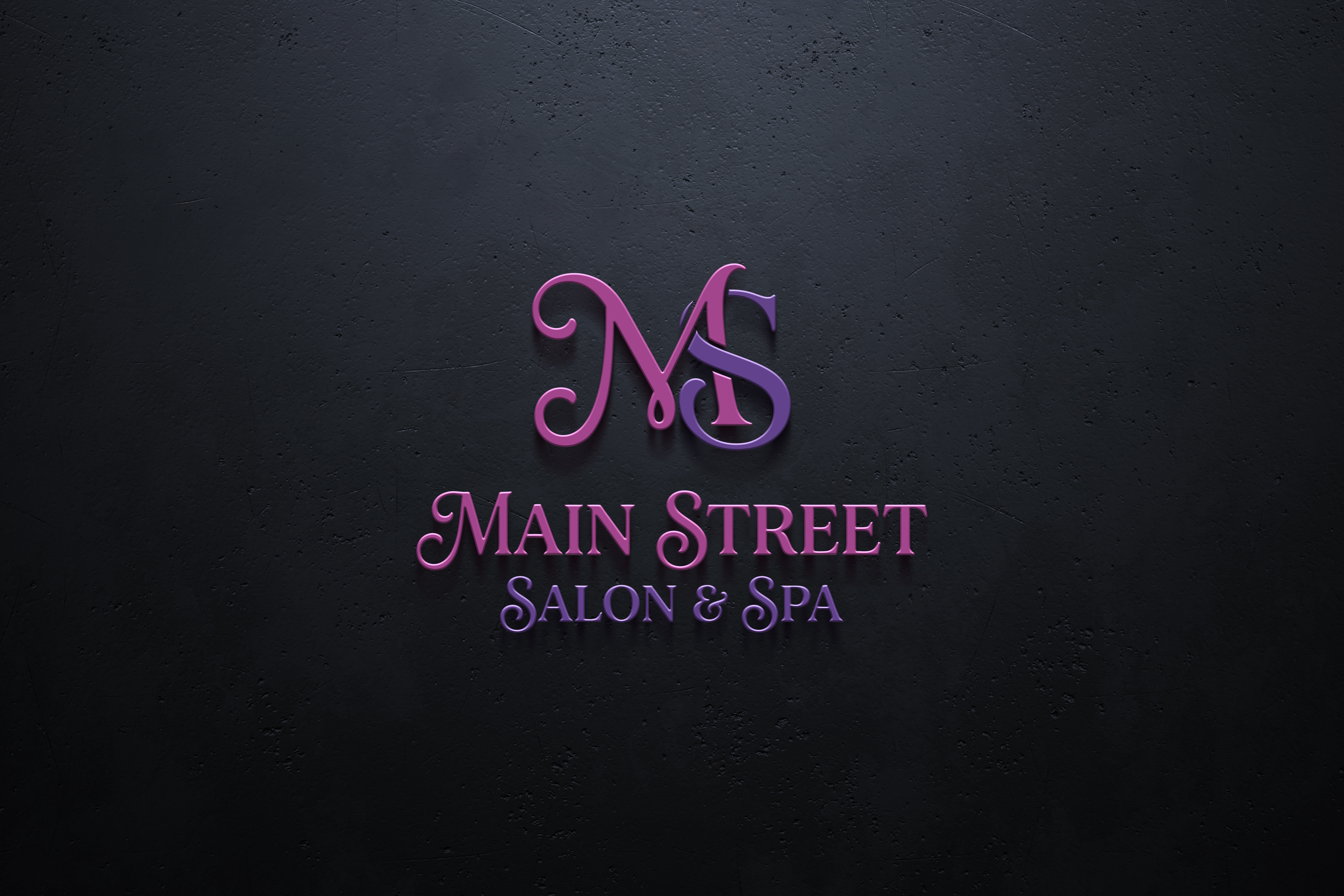 Logo Design by Art Workout for Main Street Salon & Spa | Design #37445643