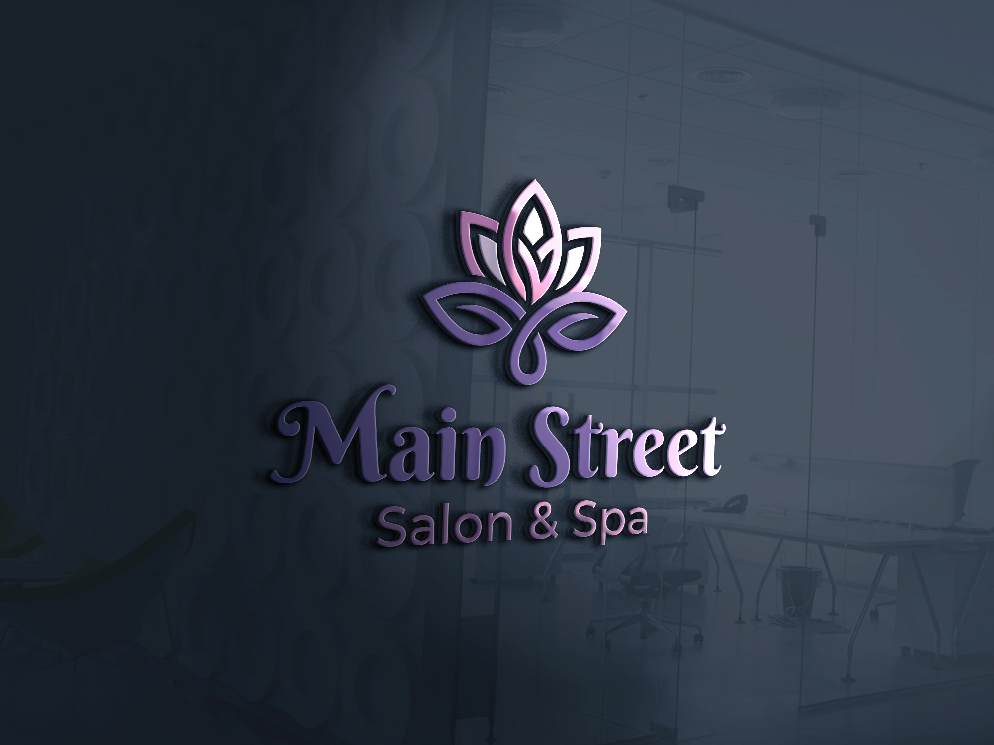 Logo Design by Art Workout for Main Street Salon & Spa | Design #37445645