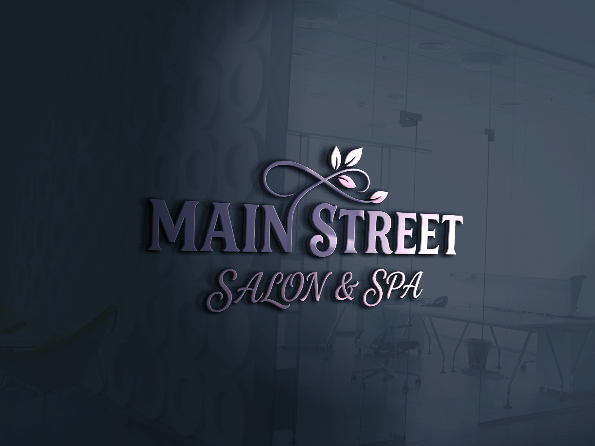 Logo Design by Art Workout for Main Street Salon & Spa | Design #37445647