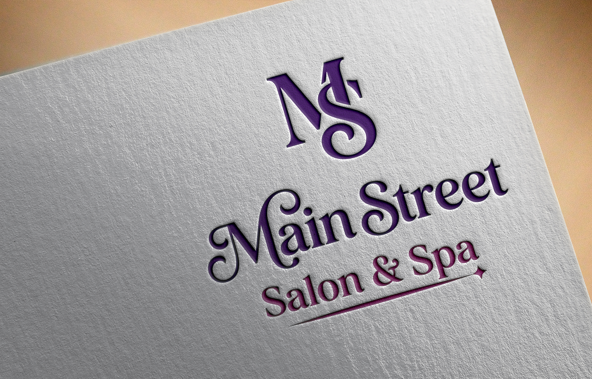 Logo Design by Art Workout for Main Street Salon & Spa | Design #37445648