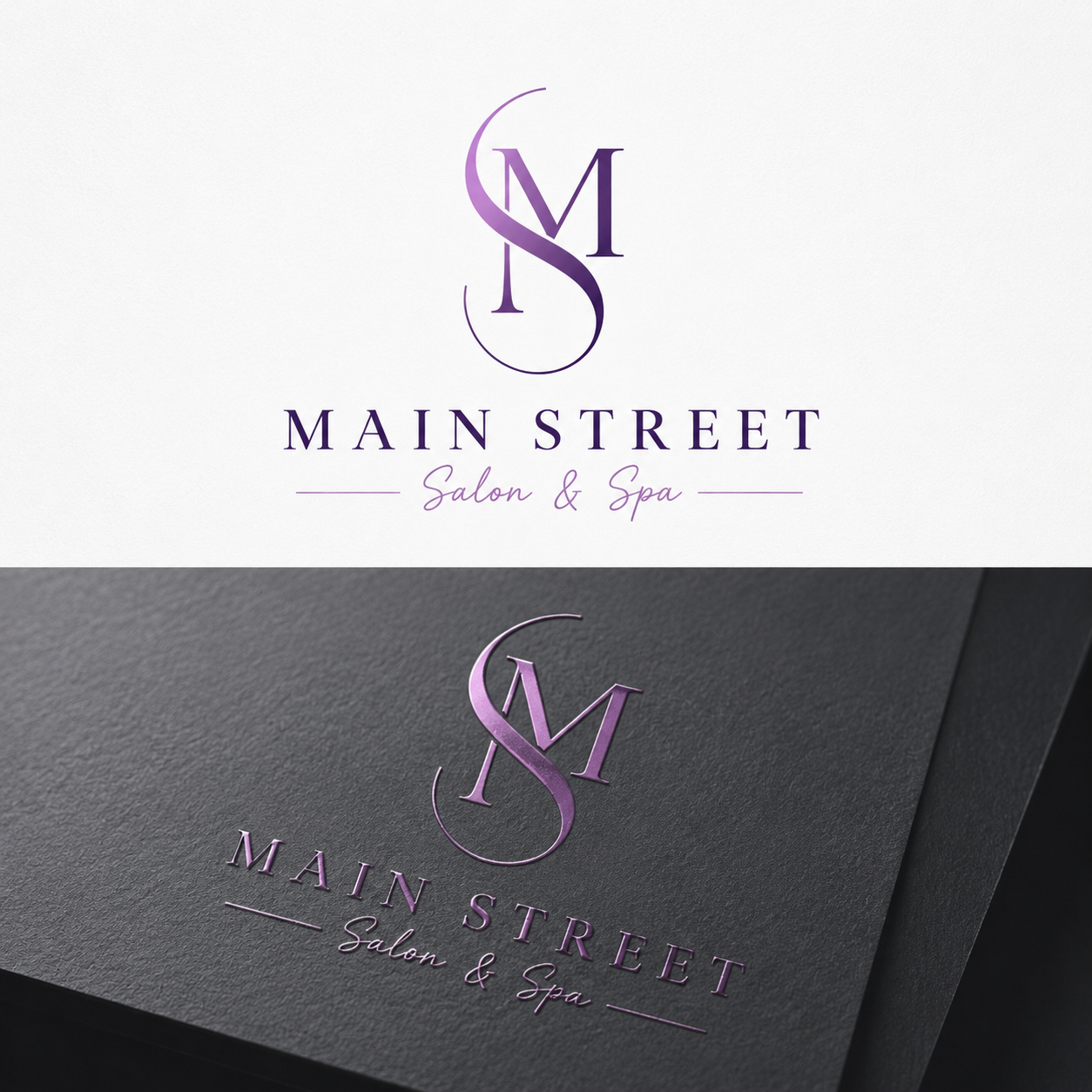 Diseño de Logo por Sharmin Akter Shibli para Main Street Salon & Spa | Diseño #37443655