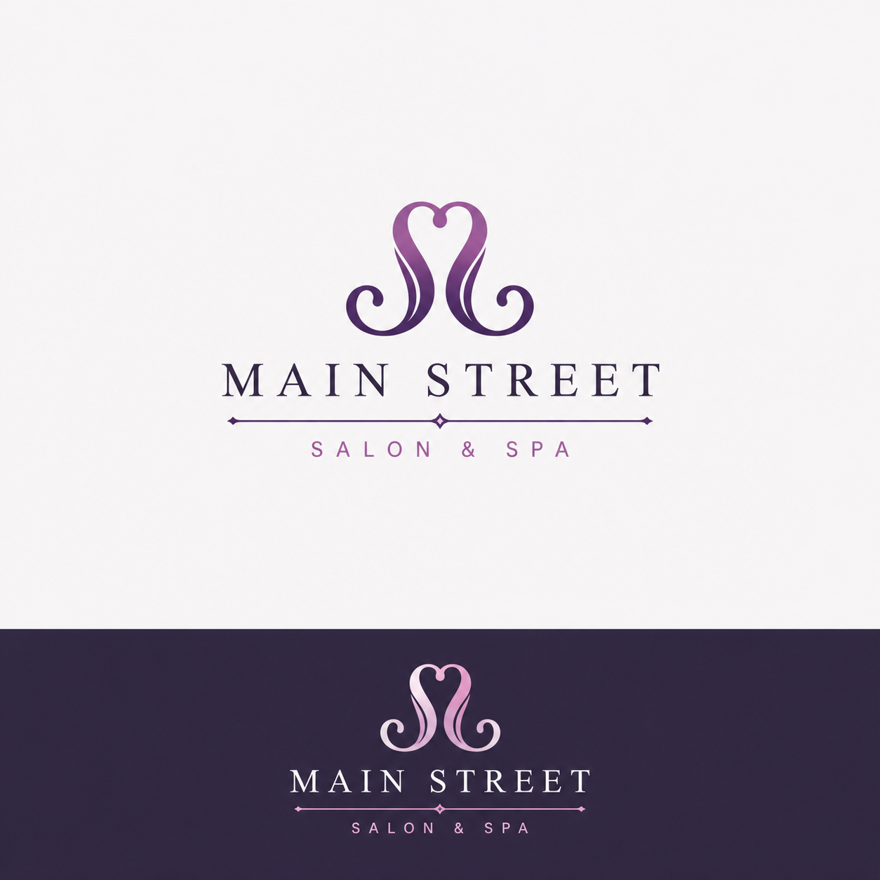 Diseño de Logo por Sharmin Akter Shibli para Main Street Salon & Spa | Diseño #37443687