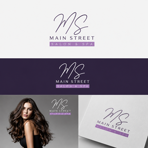 Logo Design by Sharmin Akter Shibli for Main Street Salon & Spa | Design: #37443730
