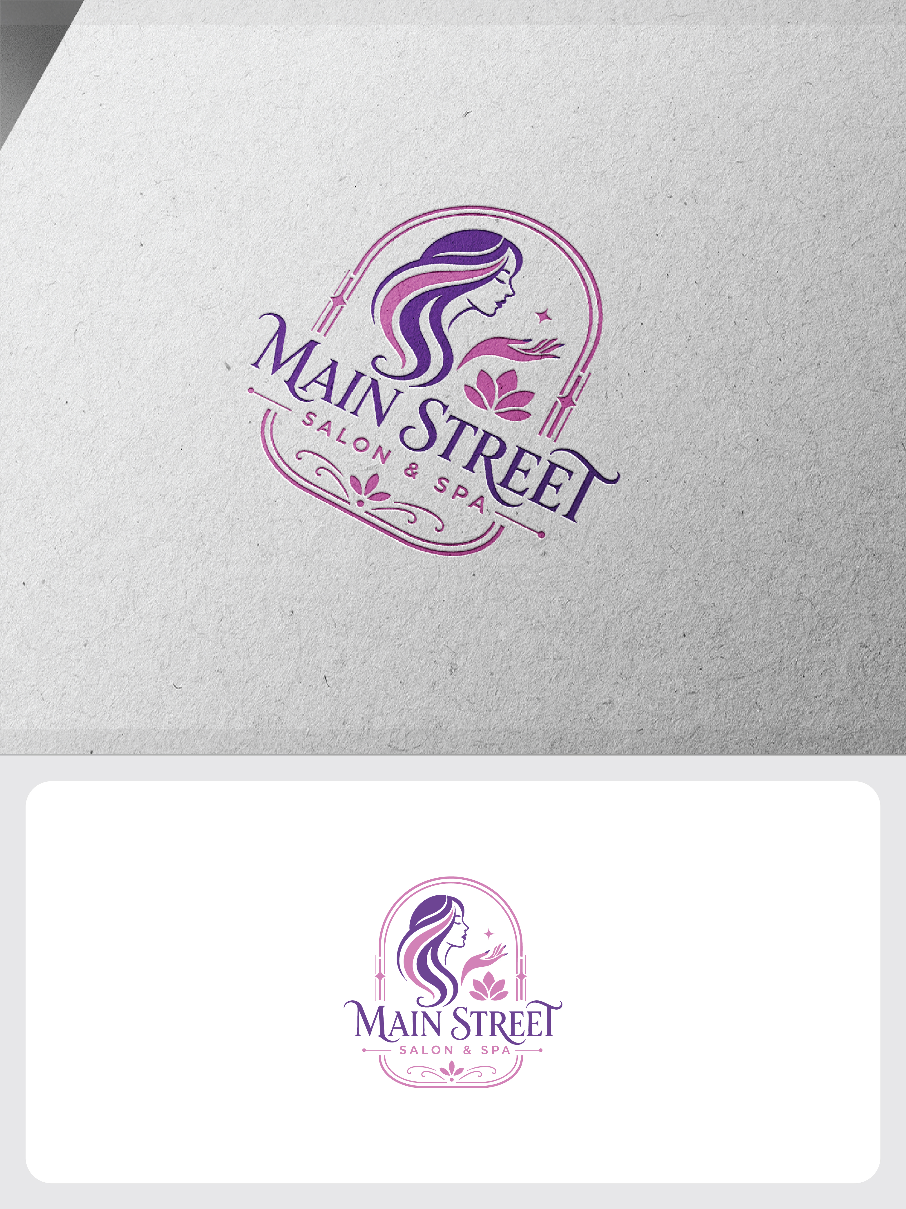 Logo Design by raju.creative for Main Street Salon & Spa | Design #37443535