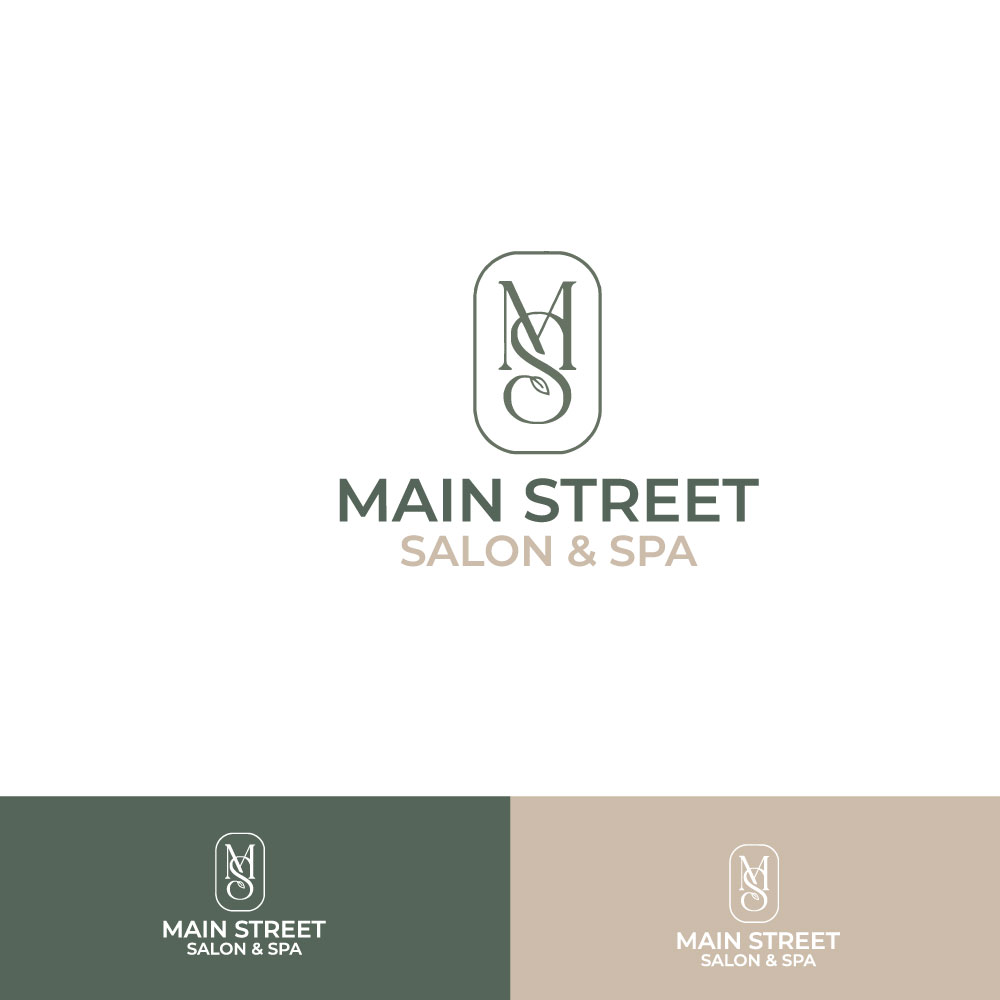 Diseño de Logo por artpure para Main Street Salon & Spa | Diseño #37447076