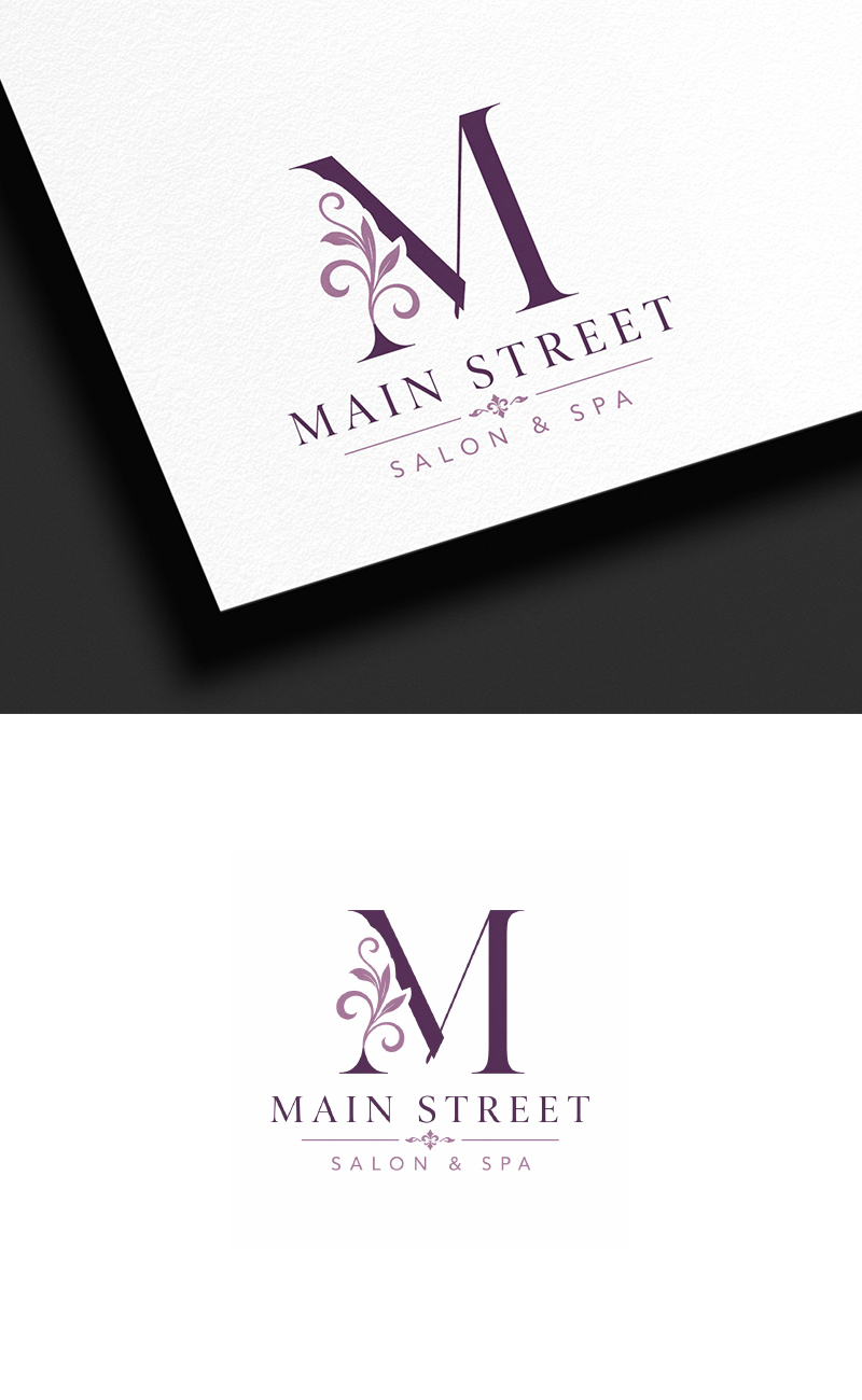 Logo Design by jessica-mano for Main Street Salon & Spa | Design #37450565