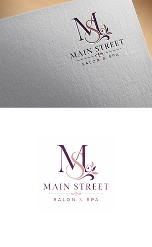 Logo Design by jessica-mano for Main Street Salon & Spa | Design: #37450566