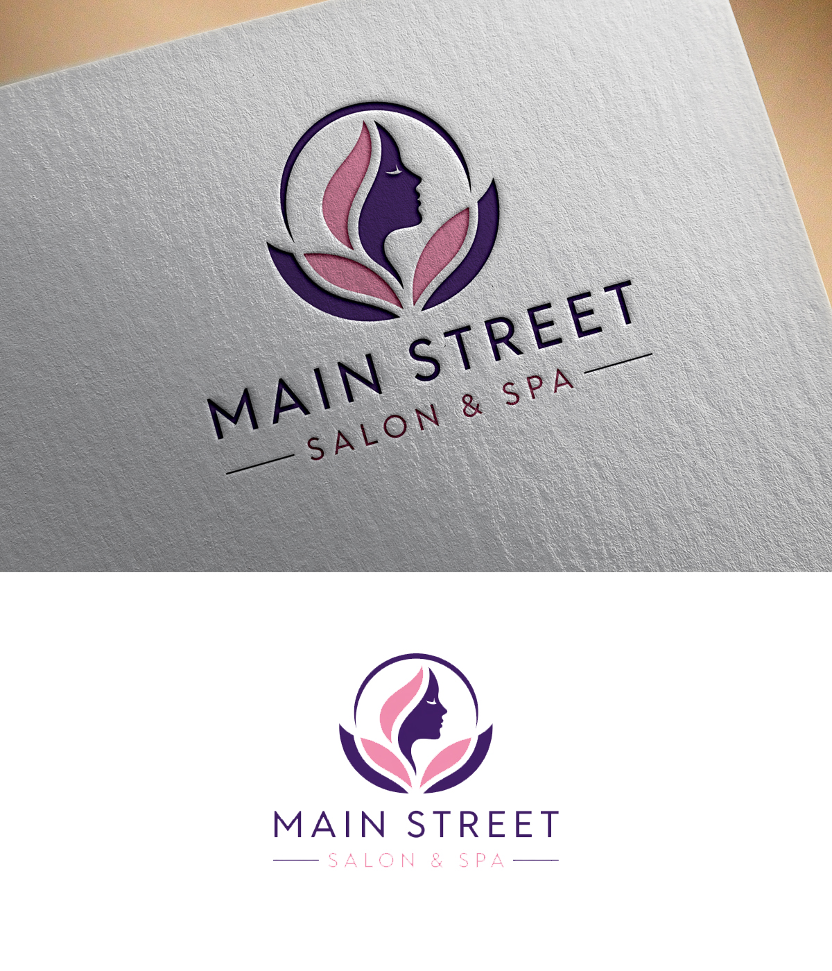 Logo Design by Mehedi100 for Main Street Salon & Spa | Design #37442722