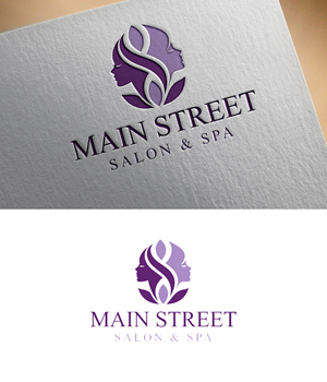 Diseño de Logo por Mehedi100 para Main Street Salon & Spa | Diseño: #37442725