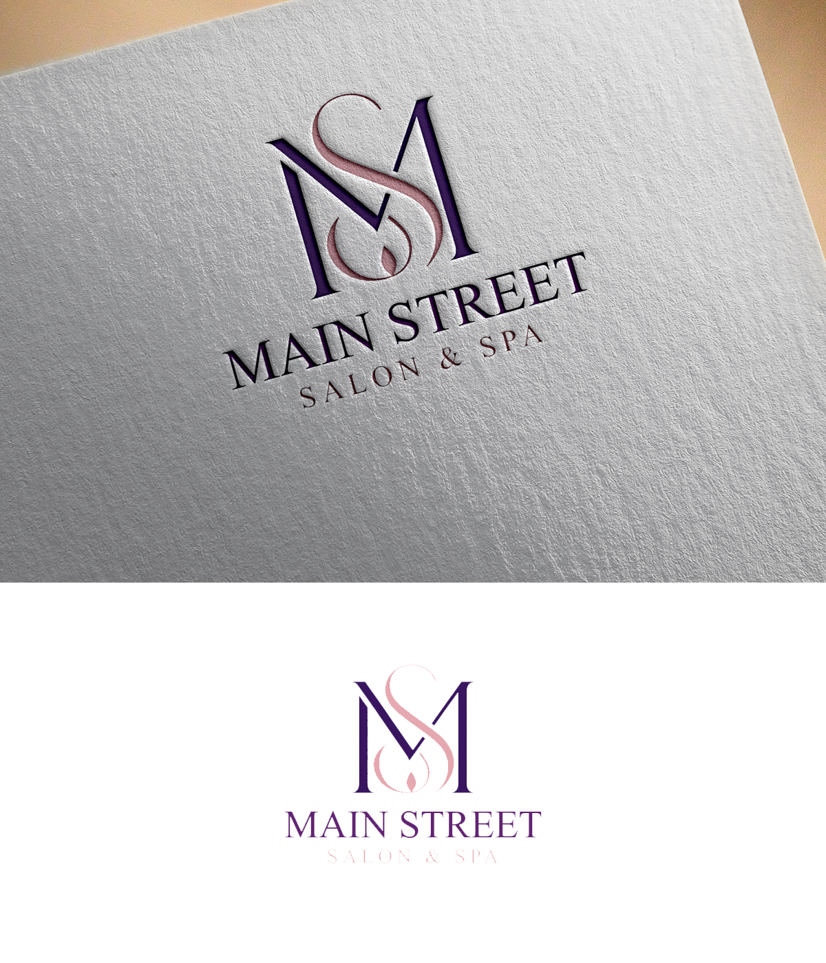 Logo Design by Mehedi100 for Main Street Salon & Spa | Design #37442726