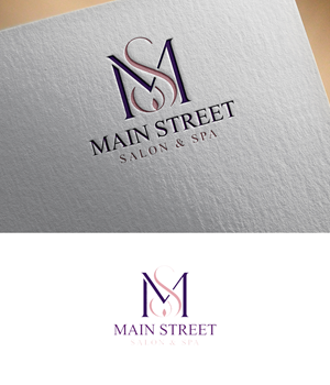 Diseño de Logo por Mehedi100 para Main Street Salon & Spa | Diseño: #37442726
