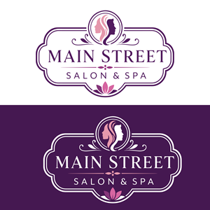Logo Design by HSNYDesigns for Main Street Salon & Spa | Design: #37448132