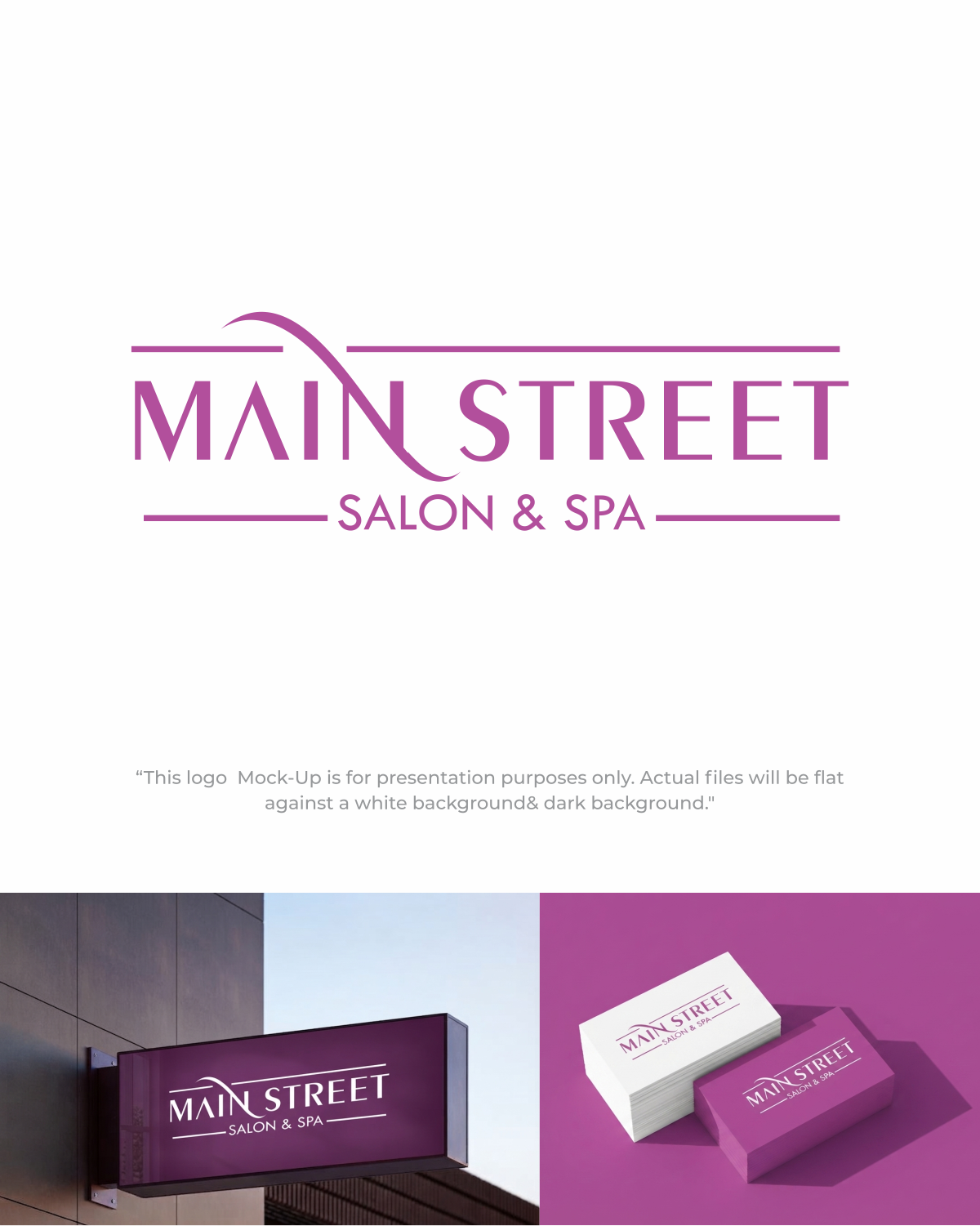 Diseño de Logo por vhares24 para Main Street Salon & Spa | Diseño #37454711