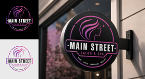 Logo Design by LeonHart for Main Street Salon & Spa | Design: #37447429