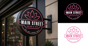 Logo Design by LeonHart for Main Street Salon & Spa | Design: #37447514