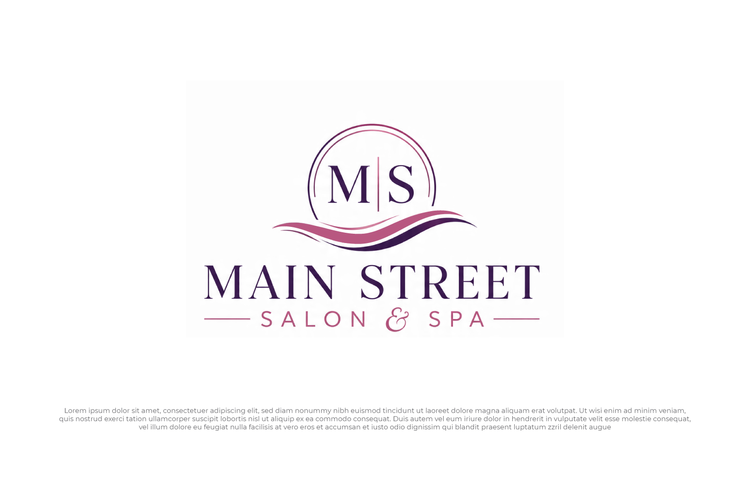 Diseño de Logo por Jack Designz para Main Street Salon & Spa | Diseño #37445203