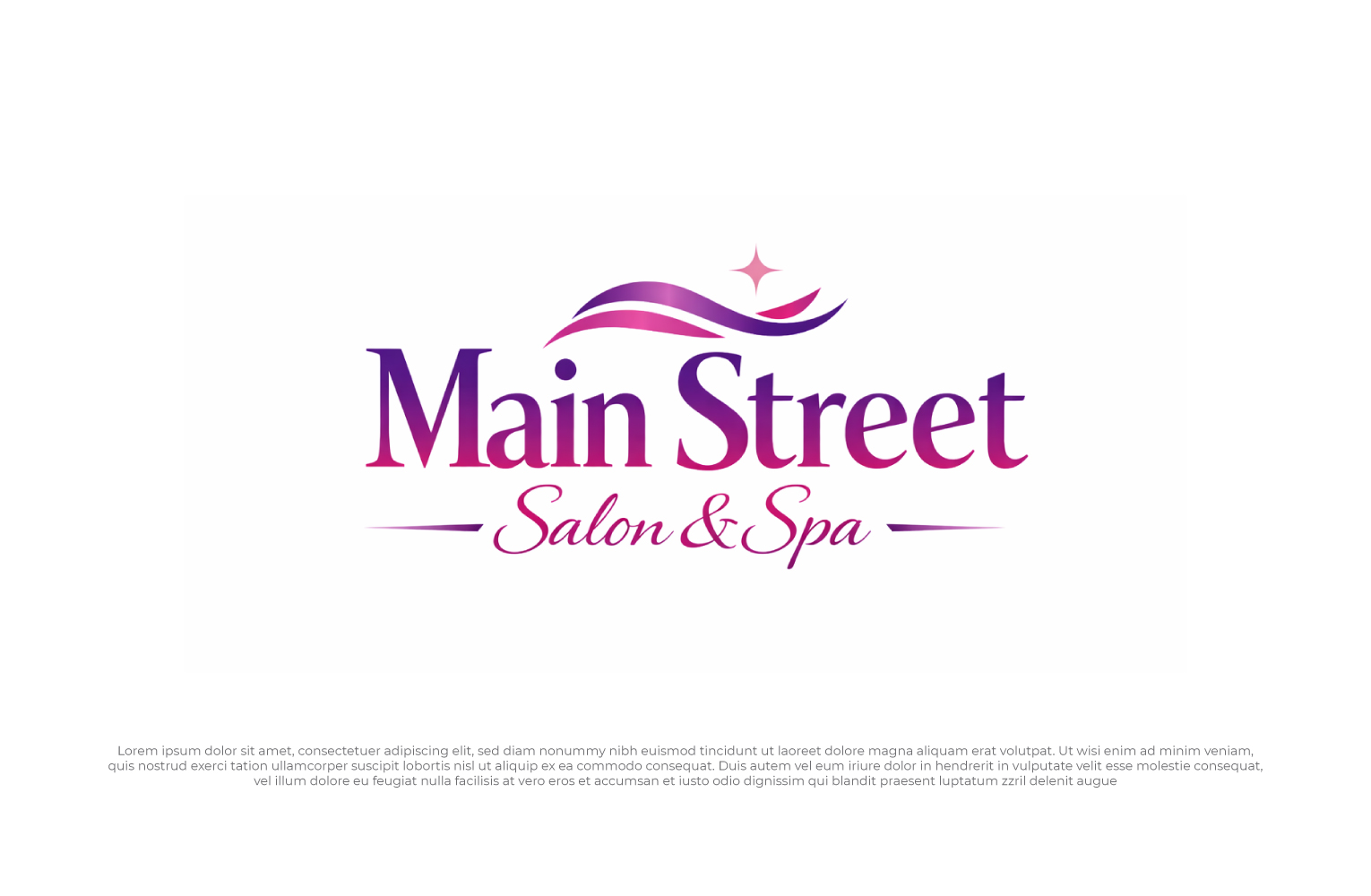 Diseño de Logo por Jack Designz para Main Street Salon & Spa | Diseño #37445204
