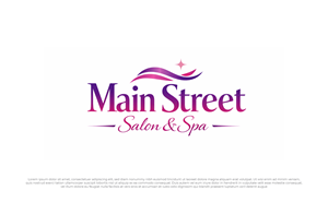 Diseño de Logo por Jack Designz para Main Street Salon & Spa | Diseño: #37445204